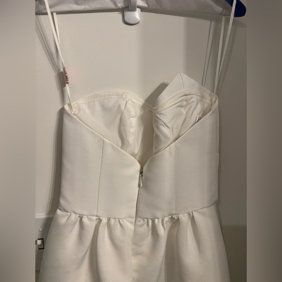 Amsale Jamie Dress in Ivory, Size 0 - Picture 9 of 15
